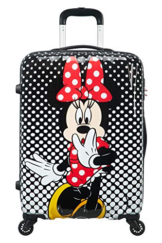 American Tourister Disney Legends Spinner M Maleta Infantil, 65 cm, 62.5 L, Multicolor (Minnie Mouse Polka Dot)