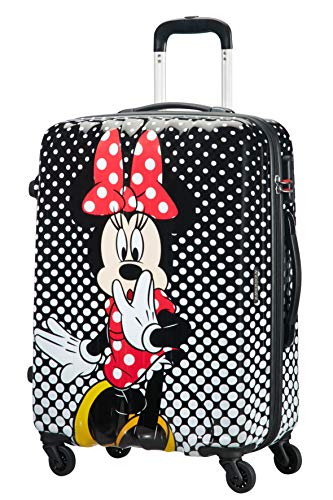 American Tourister Disney Legends Spinner M Maleta Infantil, 65 cm, 62.5 L, Multicolor (Minnie Mouse Polka Dot)