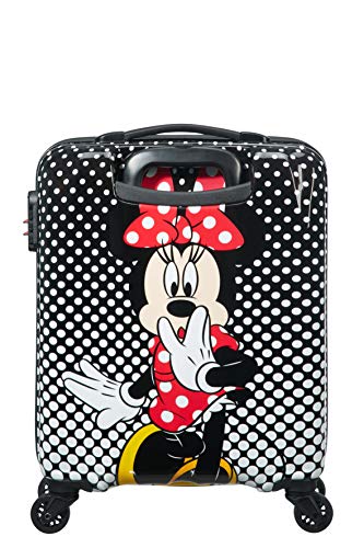 American Tourister Disney Legends Spinner S Equipaje de Mano Infantil, 55 cm, 36 L, Multicolor (Minnie Mouse Polka Dot)