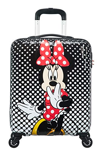 American Tourister Disney Legends Spinner S Equipaje de Mano Infantil, 55 cm, 36 L, Multicolor (Minnie Mouse Polka Dot)