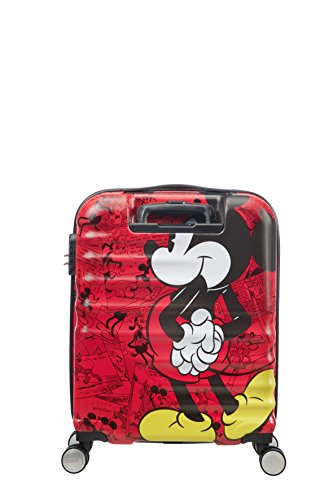 American Tourister Disney Wavebreaker - Maleta Infantil, Spinner S (55 cm - 36 L), Multicolor (Mickey Comics Red)