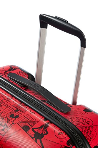 American Tourister Disney Wavebreaker - Maleta Infantil, Spinner S (55 cm - 36 L), Multicolor (Mickey Comics Red) American Tourister Disney Wavebreaker - Maleta Infantil, Spinner S (55 cm - 36 L), Multicolor (Mickey Comics Red)
