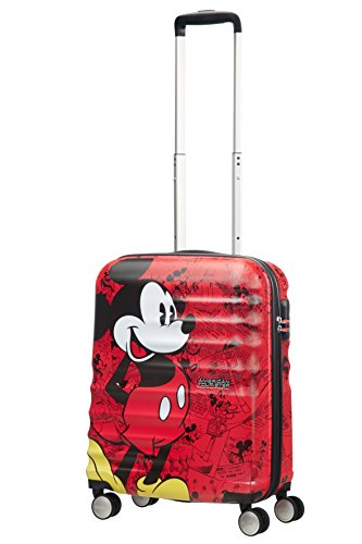 American Tourister Disney Wavebreaker - Maleta Infantil, Spinner S (55 cm - 36 L), Multicolor (Mickey Comics Red) American Tourister Disney Wavebreaker - Maleta Infantil, Spinner S (55 cm - 36 L), Multicolor (Mickey Comics Red)