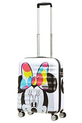 American Tourister Disney Wavebreaker - Maleta Infantil, Spinner S (55 cm - 36 L), Multicolor (Minnie Close-Up)