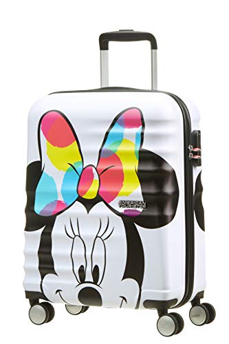 American Tourister Disney Wavebreaker - Maleta Infantil, Spinner S (55 cm - 36 L), Multicolor (Minnie Close-Up)