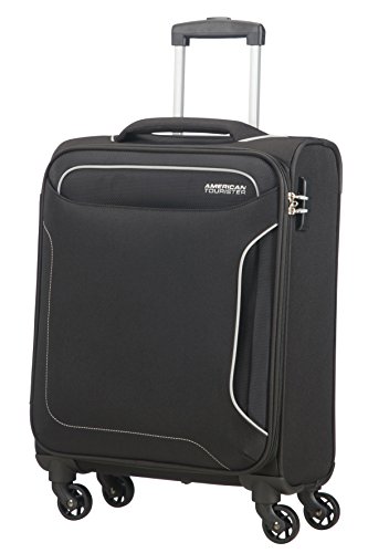American Tourister Holiday Heat - Spinner Equipaje de Mano, 55 cm, 38 l, Negro (Black) American Tourister Holiday Heat - Spinner Equipaje de Mano, 55 cm, 38 l, Negro (Black)