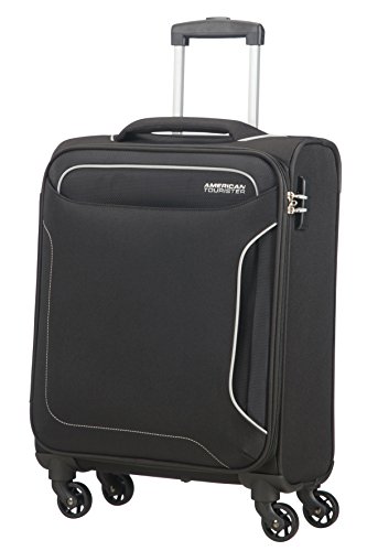 American Tourister Holiday Heat - Spinner Equipaje de Mano, 55 cm, 38 l, Negro (Black)