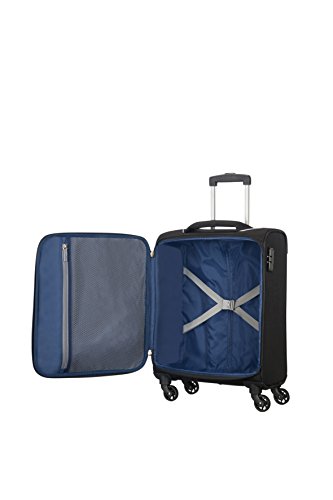 American Tourister Holiday Heat - Spinner Equipaje de Mano, 55 cm, 38 l, Negro (Black)