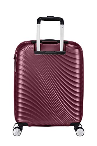 American Tourister Jetglam Maleta de Mano, S (55 cm, - 35.5 L), Morado (Metallic Grape Purple)