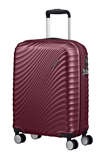 American Tourister Jetglam Maleta de Mano, S (55 cm, - 35.5 L), Morado (Metallic Grape Purple)