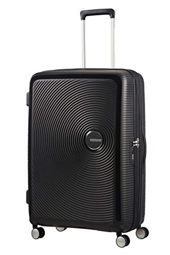 American Tourister Soundbox Spinner Equipaje de mano L (77 cm 110 L), Negro (Bass Black) American Tourister Soundbox Spinner Equipaje de mano L (77 cm 110 L), Negro (Bass Black)