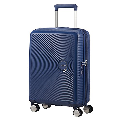 American Tourister Soundbox Spinner Equipaje de mano S (55 cm 41 L), Azul (Midnight Navy) American Tourister Soundbox Spinner Equipaje de mano S (55 cm 41 L), Azul (Midnight Navy)