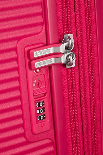 American Tourister - Soundbox Spinner Expandible, 67cm, 71,5/81 L - 3,7 KG, Rosa (Lightning Pink)