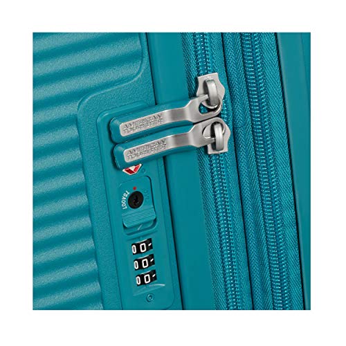 American Tourister Soundbox - Spinner Large Expandable Maleta, 77 cm, 110 Liters, Verde (Jade Green)