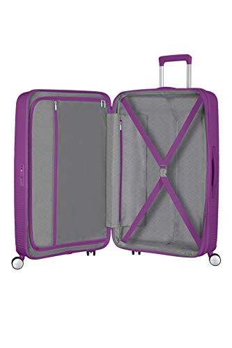 American Tourister Soundbox - Spinner Medium Expandable Maleta, 67 cm, 81 Liters, Morado (Purple Orchid) American Tourister Soundbox - Spinner Medium Expandable Maleta, 67 cm, 81 Liters, Morado (Purple Orchid)