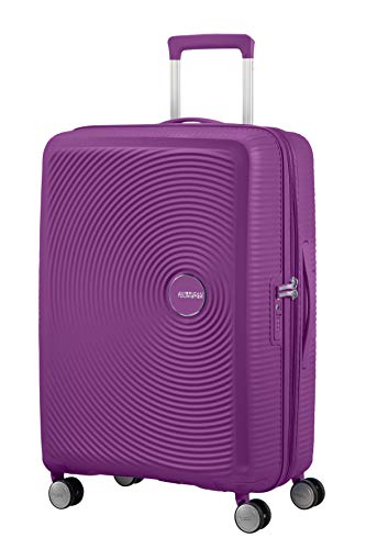 American Tourister Soundbox - Spinner Medium Expandable Maleta, 67 cm, 81 Liters, Morado (Purple Orchid)