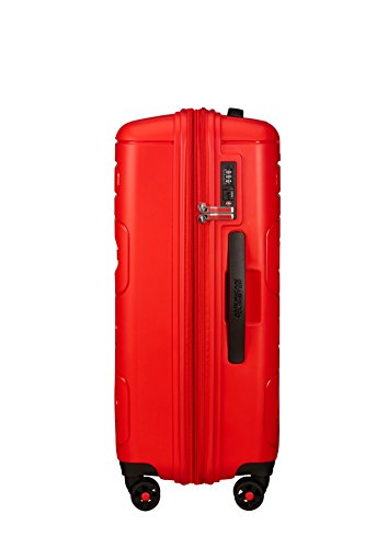 American Tourister Sunside Spinner 68 Expandible, 3.7 kg, 72.5/83.5 l, Rojo (Sunset Red)