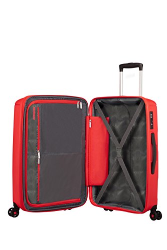 American Tourister Sunside Spinner 68 Expandible, 3.7 kg, 72.5/83.5 l, Rojo (Sunset Red)