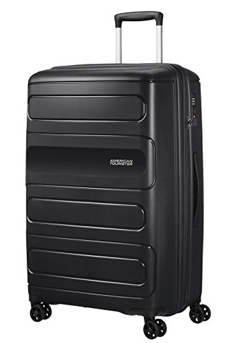 American Tourister Sunside Spinner 77 Expandible, 4.5 kg, 106/118 l, Negro (Black)