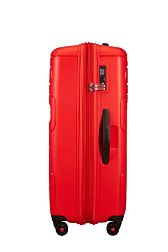 American Tourister Sunside Spinner 77 Expandible, 4.5 kg, 106/118 l, Rojo (Sunset Red)