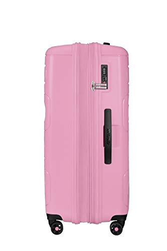 American Tourister Sunside - Spinner L Expandible Maleta, 77 cm, 106/118 L, Rosa (Pink Gelato)