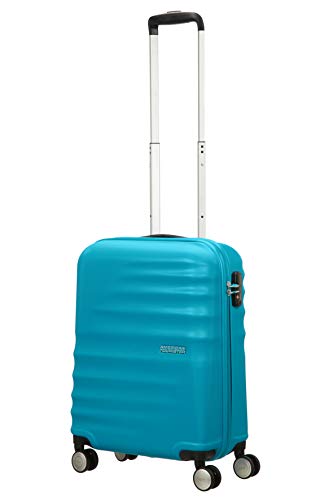 American Tourister WaveBreaker Spinner 55/20 - Equipaje de Mano, 36 Litros, Color Azul (Summer Sky) American Tourister WaveBreaker Spinner 55/20 - Equipaje de Mano, 36 Litros, Color Azul (Summer Sky)