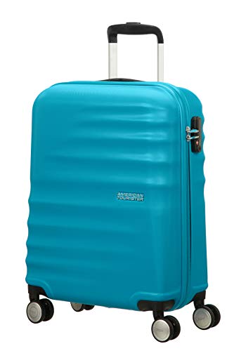 American Tourister WaveBreaker Spinner 55/20 - Equipaje de Mano, 36 Litros, Color Azul (Summer Sky) American Tourister WaveBreaker Spinner 55/20 - Equipaje de Mano, 36 Litros, Color Azul (Summer Sky)