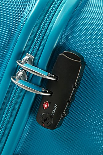 American Tourister WaveBreaker Spinner 55/20 - Equipaje de Mano, 36 Litros, Color Azul (Summer Sky) American Tourister WaveBreaker Spinner 55/20 - Equipaje de Mano, 36 Litros, Color Azul (Summer Sky)