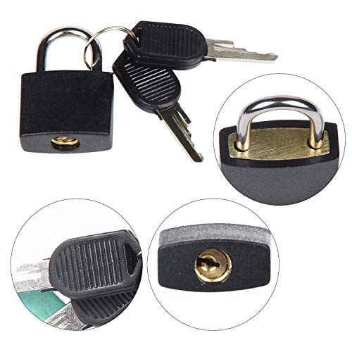 AMIGOB 10 PCS Candado Pequeño de Color con 2 Llaves para Maletas Accesorios AMIGOB 10 PCS Candado Pequeño de Color con 2 Llaves para Maletas Accesorios