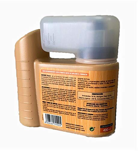 AMINOACIDO ABONO FOLIAR Aminor. 400 ML. Bioestimulante del Crecimiento de Plantas y Cultivos.