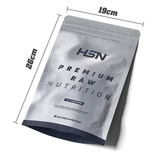 Aminoácidos Esenciales en Polvo de HSN | EAAs (Essential Amino Acids) | Síntesis de Proteínas + Aumento de Masa Muscular + Recuperador Muscular | Vegano, Sin Gluten, Sin Lactosa, Sin Sabor, 500g