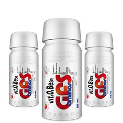 Aminoácidos Esenciales GFS AMINOS Powder Cápsulas y viales - Fuerte Recuperador Muscular - Suplementos Deportivos - Vitobest (Neutro, 20 Viales 16,6 g)