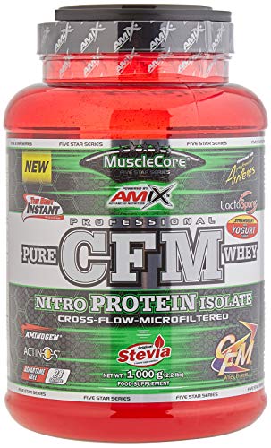 AMIX Cfm Nitro Whey With Actinos 1 Kg Fresa-Yogurt 1 1000 g AMIX Cfm Nitro Whey With Actinos 1 Kg Fresa-Yogurt 1 1000 g