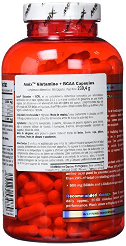 Amix Glutamina+Bcaa 360 Caps 0.3 300 g