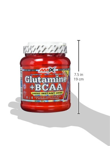 Amix Glutamina+Bcaa 530 Gr Frutas Del Bosque 530 g Amix Glutamina+Bcaa 530 Gr Frutas Del Bosque 530 g