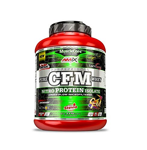 AMIX MuscleCore CFM Nitro Protein Isolate - 2 kg Doble Chocolate + Bcaa Zero + Mezclador