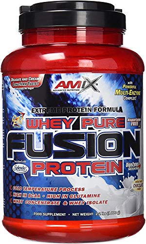 Amix Whey Pure Fusion 1 Kg Doble-Chocolate Blanco 1000 g Amix Whey Pure Fusion 1 Kg Doble-Chocolate Blanco 1000 g