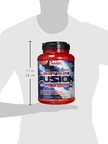 Amix Whey Pure Fusion 1 Kg Doble-Chocolate Blanco 1000 g Amix Whey Pure Fusion 1 Kg Doble-Chocolate Blanco 1000 g