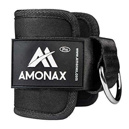 Amonax tobillera para polea (acolchado) para piernas y tobillos, correas tobillos gym cable maquinas, gimnasio, fitness - mujeres y hombres Amonax tobillera para polea (acolchado) para piernas y tobillos, correas tobillos gym cable maquinas, gimnasio, fitness - mujeres y hombres