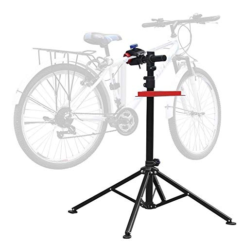amzdeal Soporte Caballete de reparación de Bicicletas Soporte de Reparar Bici Altura Ajustable115cm-170cm, Soporte para Reparar Bicicleta Girando hasta 360 °,Nueva versión amzdeal Soporte Caballete de reparación de Bicicletas Soporte de Reparar Bici Altura Ajustable115cm-170cm, Soporte para Reparar Bicicleta Girando hasta 360 °,Nueva versión
