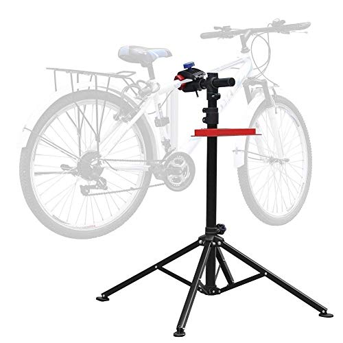 amzdeal Soporte Caballete de reparación de Bicicletas Soporte de Reparar Bici Altura Ajustable115cm-170cm, Soporte para Reparar Bicicleta Girando hasta 360 °，Nueva versión