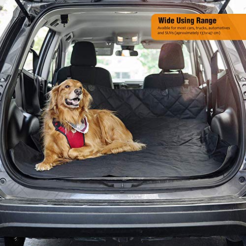 AMZPET Funda Protectora, Lona Impermeable para el Transporte de las Mascotas para el Asiento Trasero del Coche y Duradera, Diferentes Tamaños y Dimensiones