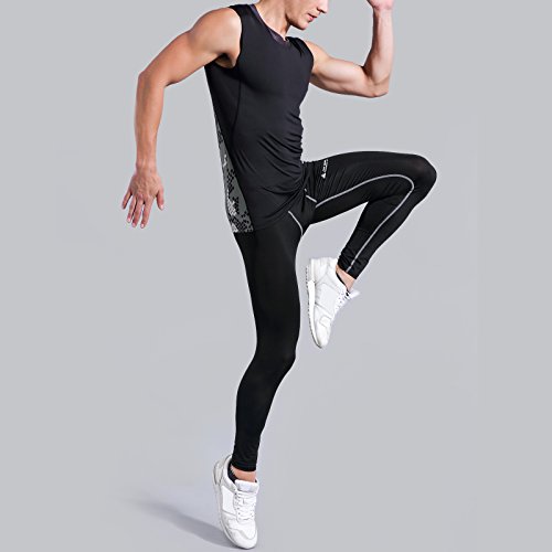 AMZSPORT Camiseta de compresión sin Mangas para Hombre Deportes de Secado Rápido Baselayer Funcionamiento Tirantes Camuflaje Size XXL AMZSPORT Camiseta de compresión sin Mangas para Hombre Deportes de Secado Rápido Baselayer Funcionamiento Tirantes Camuflaje Size XXL