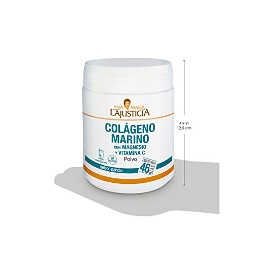 Ana Maria Lajusticia - Colágeno marino con magnesio y VIT C 350 g (sabor sandía) - Articulaciones fuertes y piel tersa. Regenerador de tejidos con colágeno hidrolizado tipo 1 y 2. Envase para 46 días Ana Maria Lajusticia - Colágeno marino con magnesio y VIT C 350 g (sabor sandía) - Articulaciones fuertes y piel tersa. Regenerador de tejidos con colágeno hidrolizado tipo 1 y 2. Envase para 46 días