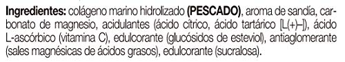 Ana Maria Lajusticia - Colágeno marino con magnesio y VIT C 350 g (sabor sandía) - Articulaciones fuertes y piel tersa. Regenerador de tejidos con colágeno hidrolizado tipo 1 y 2. Envase para 46 días