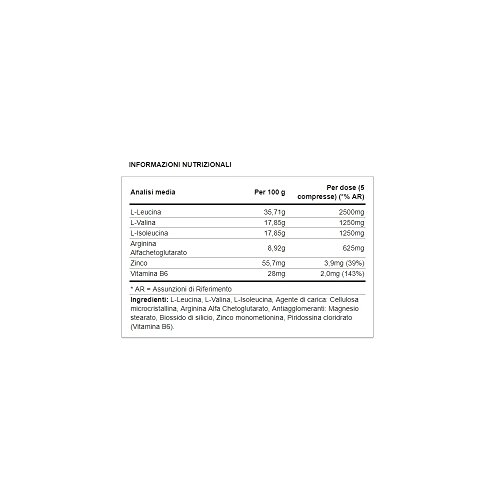 Anderson AMINO-4 COMPLEX |Branched chain amino acids (BCAA) in ratio 2:1:1 in tablets 100 gr