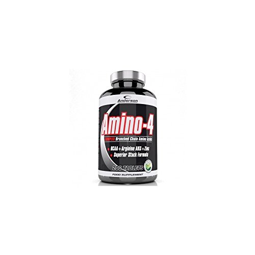 Anderson AMINO-4 COMPLEX |Branched chain amino acids (BCAA) in ratio 2:1:1 in tablets 100 gr Anderson AMINO-4 COMPLEX |Branched chain amino acids (BCAA) in ratio 2:1:1 in tablets 100 gr