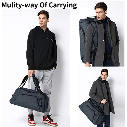 AngLink Bolsa De Deporte,Bolsa Gimnasio,Bolsa De Viaje Impermeable Y Ligera Adecuada para Deportes Entrenamiento,Yoga,Fitness,Vacaciones,40L,Negro AngLink Bolsa De Deporte,Bolsa Gimnasio,Bolsa De Viaje Impermeable Y Ligera Adecuada para Deportes Entrenamiento,Yoga,Fitness,Vacaciones,40L,Negro