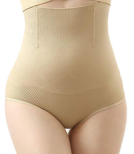 ANGOOL Cintura Alta Braguitas Moldeadora Fajas Reductoras Efecto Vientre Plano para Body Shaper para Mujer (Beige, M) ANGOOL Cintura Alta Braguitas Moldeadora Fajas Reductoras Efecto Vientre Plano para Body Shaper para Mujer (Beige, M)
