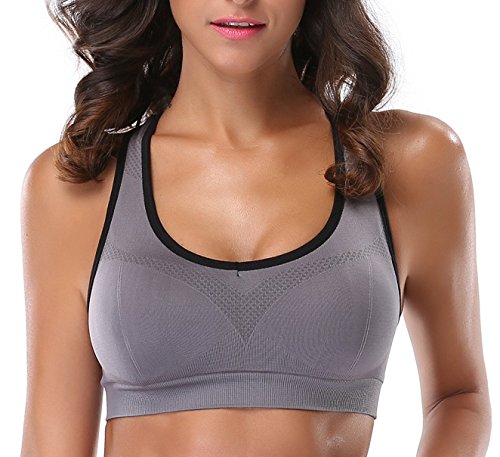 ANGOOL Sujetador Deportivo Almohadillas Extraíbles Yoga Run Bra para Mujer ANGOOL Sujetador Deportivo Almohadillas Extraíbles Yoga Run Bra para Mujer